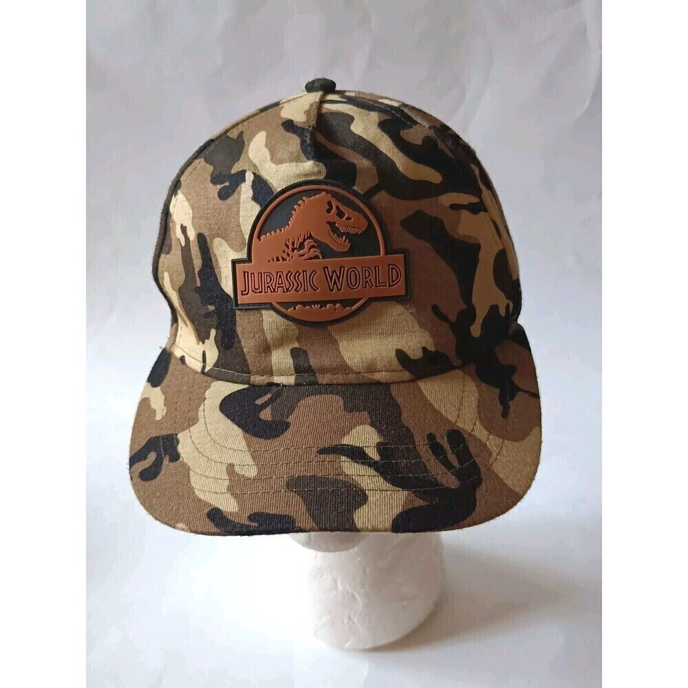 Jurassic World Hat Universal Studios Camo Adjustable Snap Back Cap